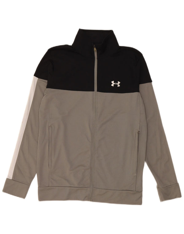 Under Armour Veste de Survêtement Homme Petit Gris Colorblock Polyester