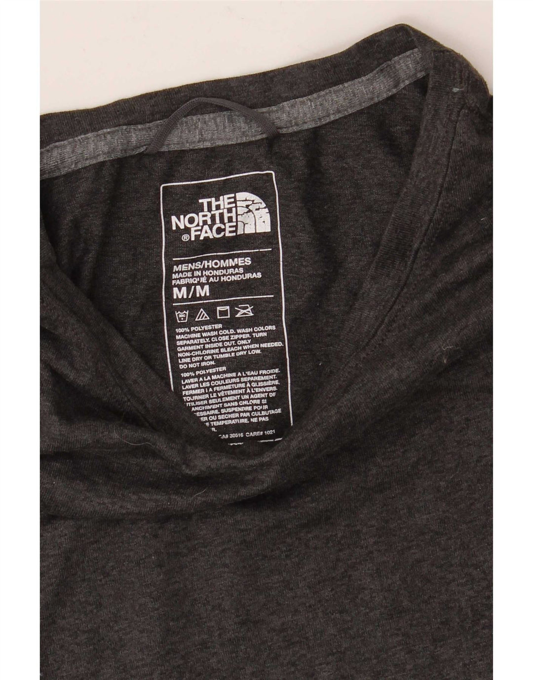 The North Face T-Shirt Homme Gris Moyen Moucheté Polyester
