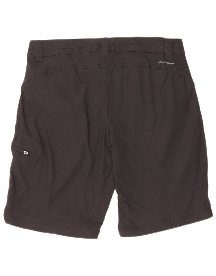 Eddie Bauer Short de randonnée pour femme US 8 Medium W30 Nylon noir