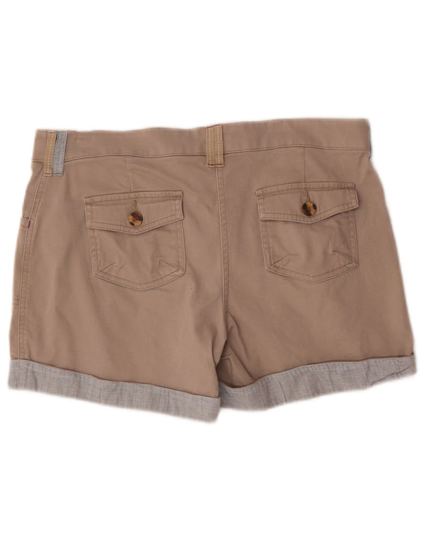 Short White Stuff pour femme UK 12 Medium W34 Coton beige