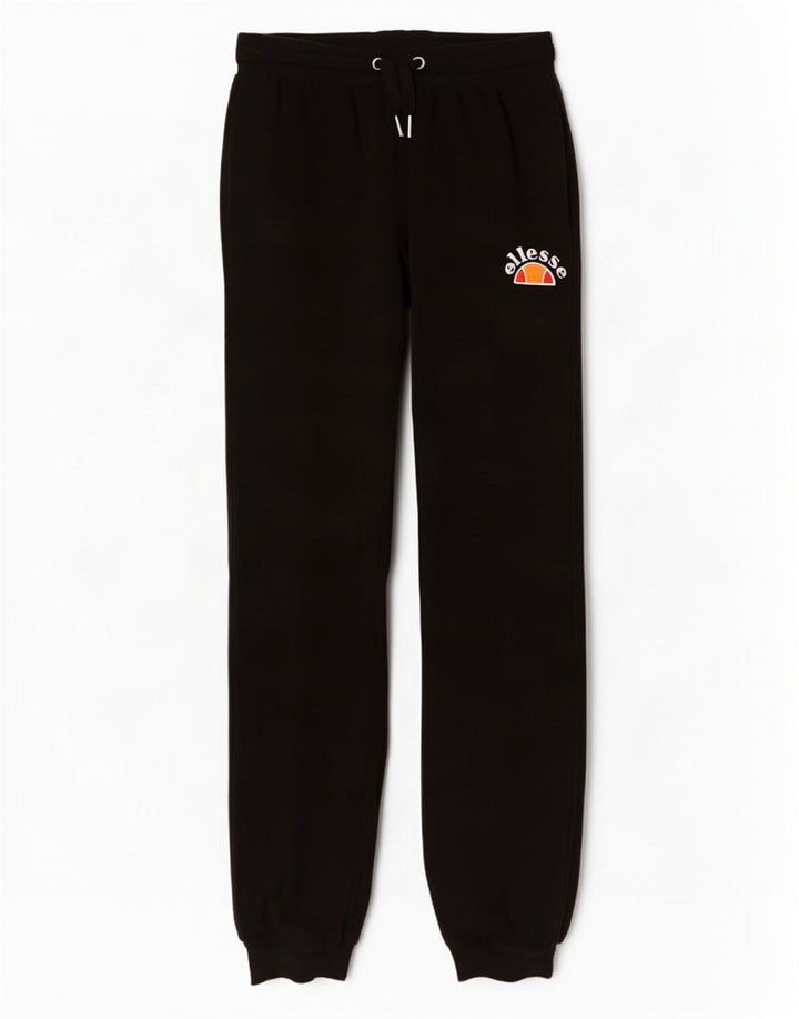 Ellesse Pantalon de survêtement pour homme en coton noir Taille S