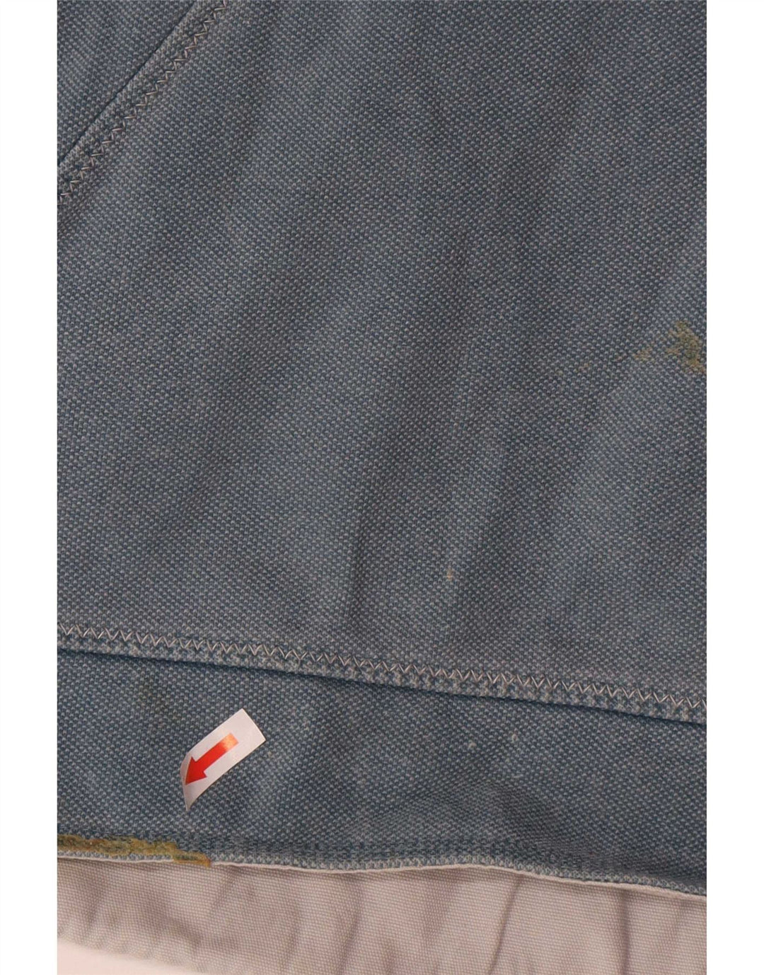 Fat Face Sweat-shirt à col boutonné pour homme en coton bleu Taille L