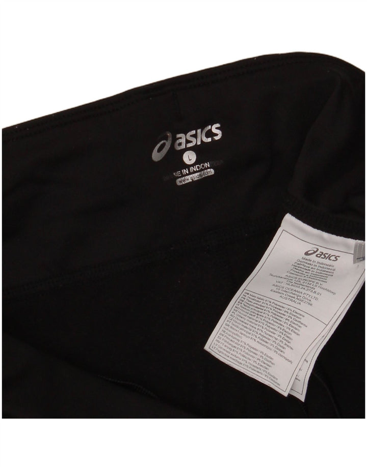 Asics Leggings Femme UK 44 Grand Noir Polyester Sports