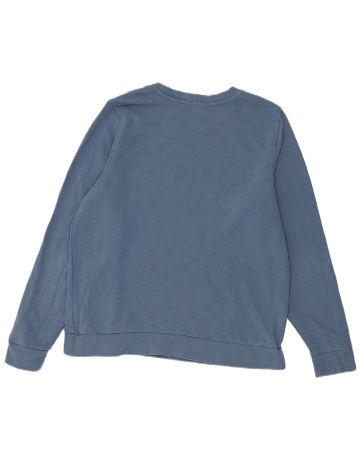 Marks & Spencer Sweat-shirt pour femme UK 14 Bleu moyen Coton