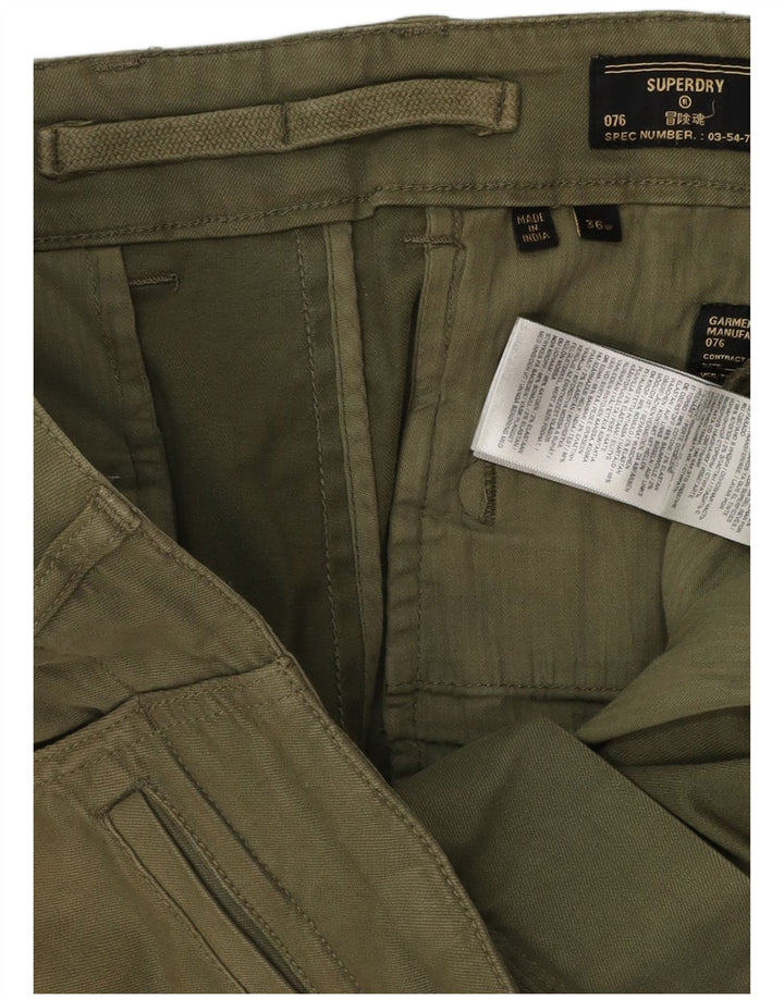 SUPERDRY Short Chino Homme W36 Large Kaki Coton