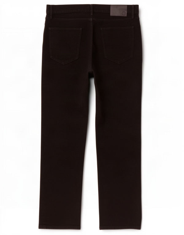Marks & Spencer Pantalon décontracté droit pour homme W34 L29 Noir Coton