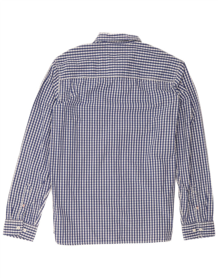 Chemise Homme Fat Face Grand Coton Vichy Bleu