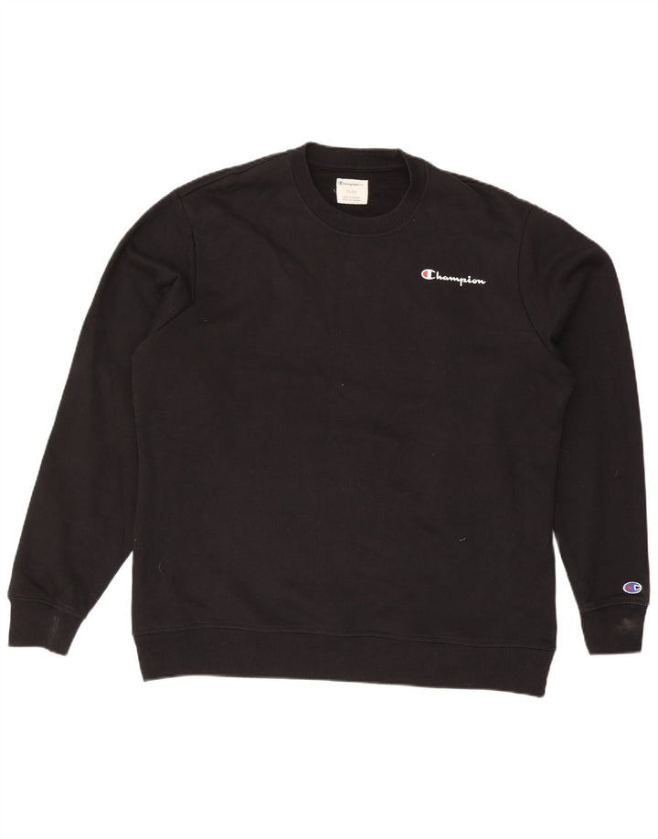 Champion Sweatshirt Jumper XL Noir Coton Homme