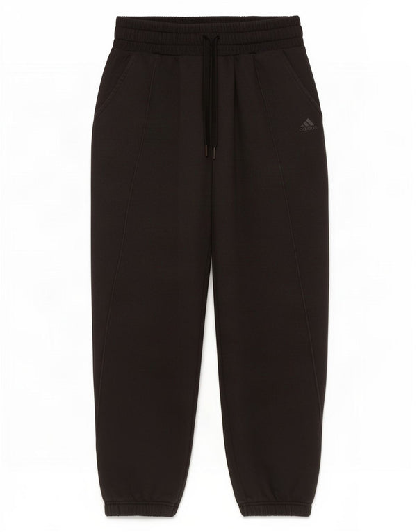 Adidas Pantalon de survêtement pour femme Joggers UK 12/14 Coton noir moyen