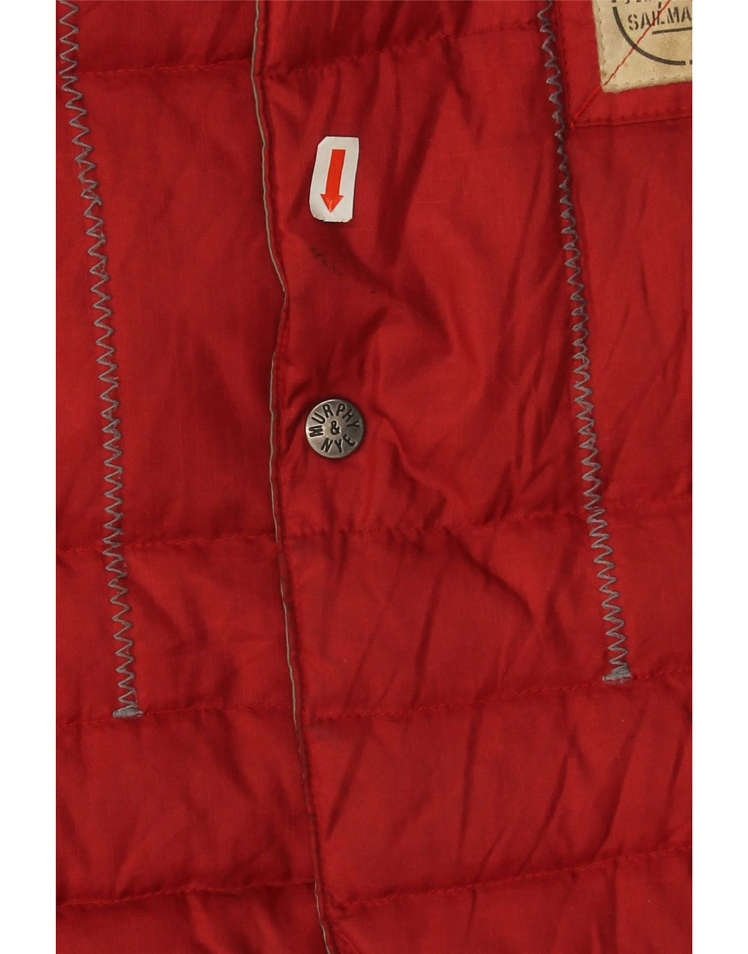 Murphy & Nye Gilet rembourré graphique pour garçon 9-10 ans Grand Rouge Polyamide