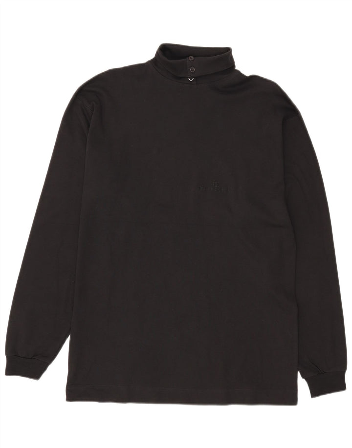 Belfe & Belfe Haut Homme Manches Longues IT 52 Large Noir Coton