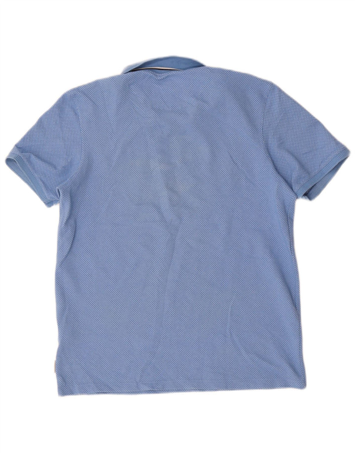 Polo Ted Baker pour homme taille 3 en coton bleu moyen