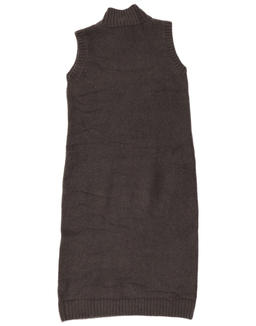 Zara Robe pull sans manches pour femme UK 44 Gris moyen