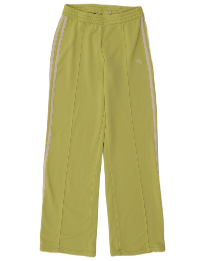 Adidas Pantalon de survêtement Climalite pour femme UK 12 Vert moyen Polyester