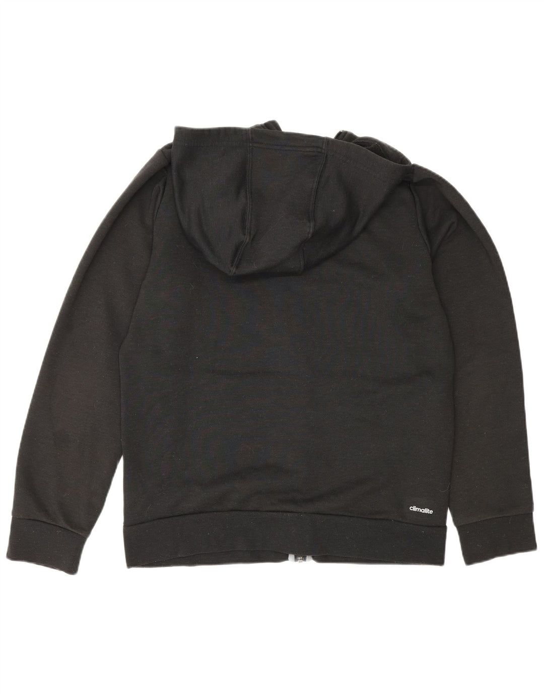 Adidas Pull à capuche zippé Climalite Graphic pour homme en polyester noir moyen