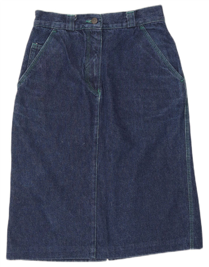 GREEN LEAVES Jupe en jean pour femme IT 44 Medium W26 Bleu Coton