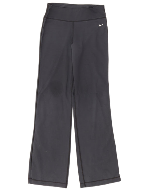 Nike Pantalon de survêtement Dri Fit pour femme UK 10 Petit Gris