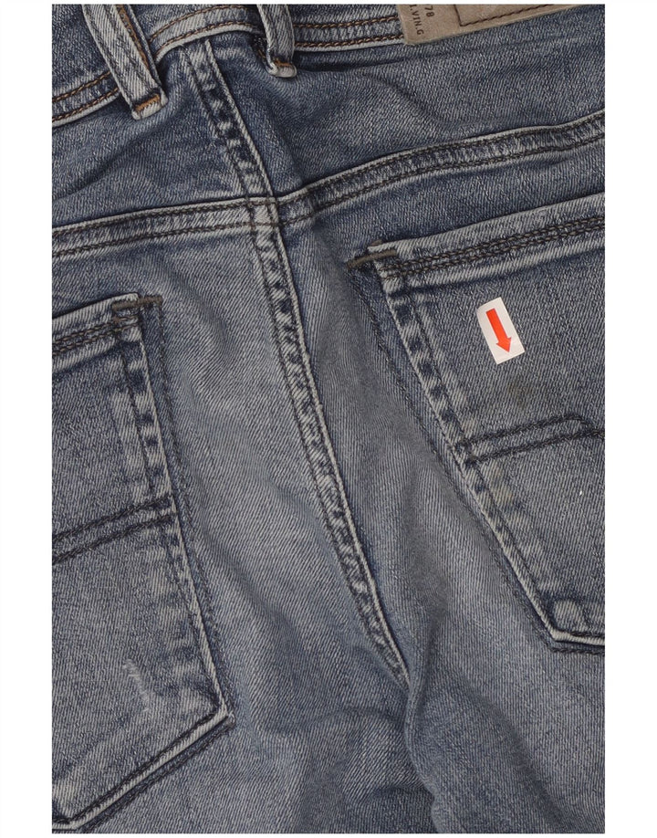 DIESEL Jean Slim effet vieilli W29 L29 bleu coton pour femme