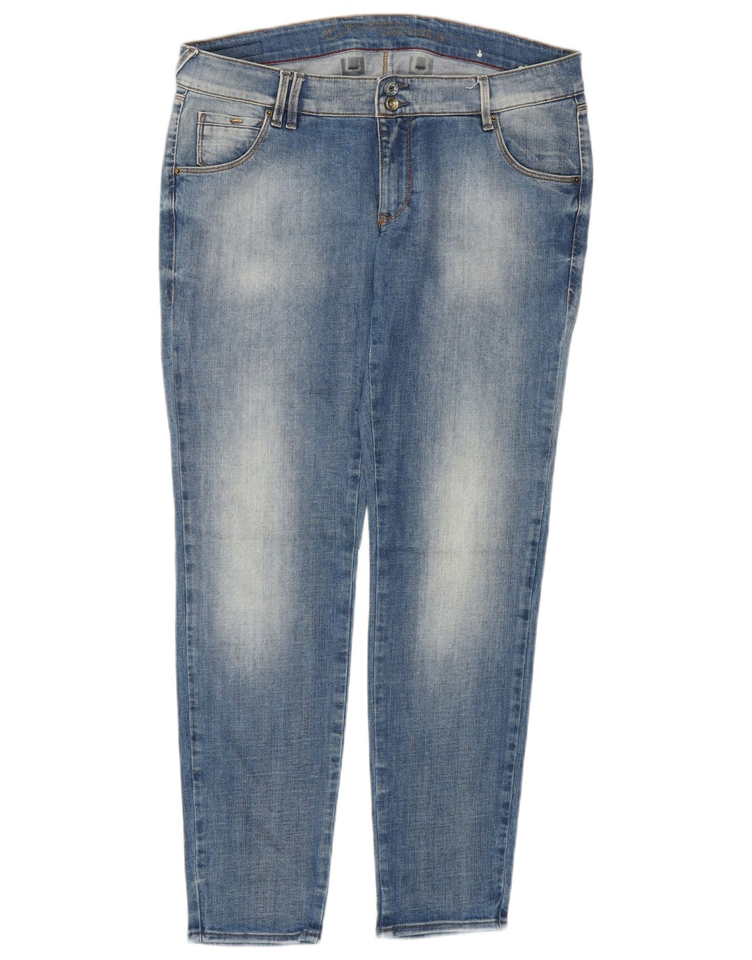 Gas Jean Slim Femme W32 L28 Bleu Coton