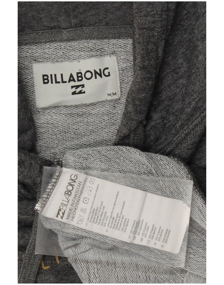 Billabong Pull à capuche graphique pour homme en polyester moucheté gris moyen