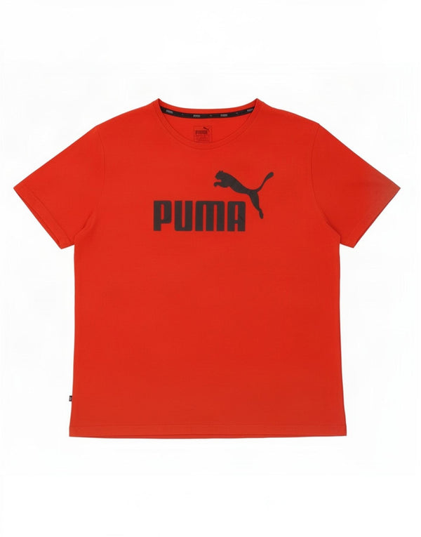 Puma T-Shirt Graphique Top XL Homme Rouge Coton