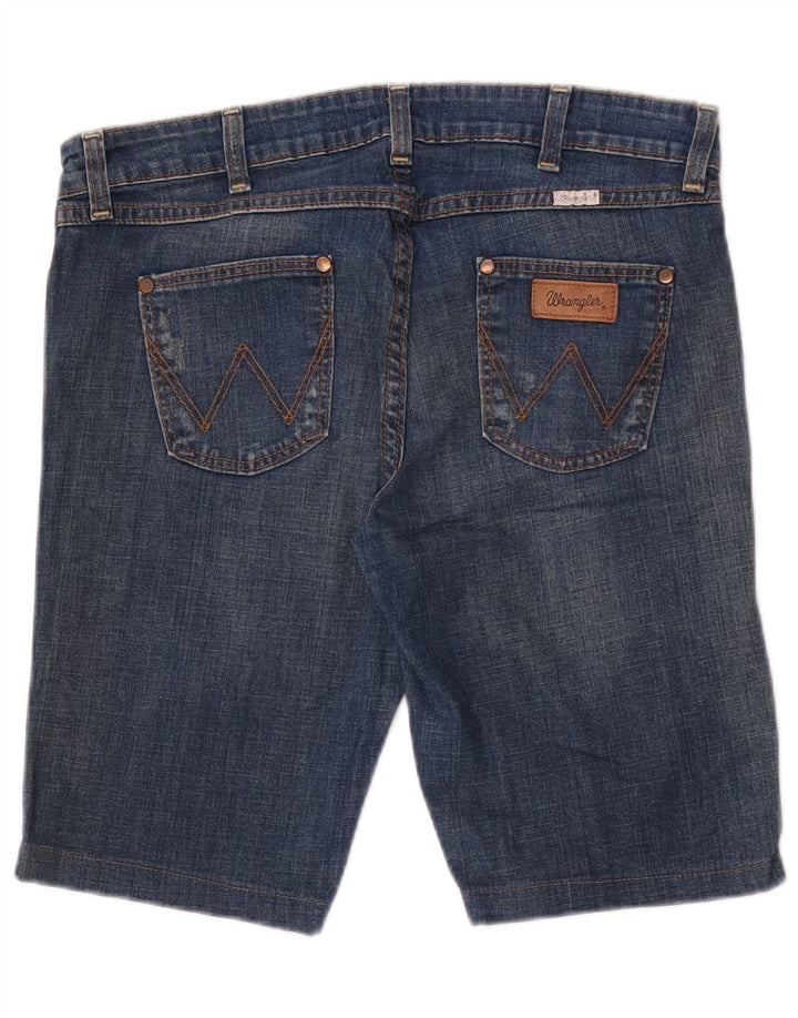 Wrangler Short Iris Denim W31 Homme Bleu Moyen Coton