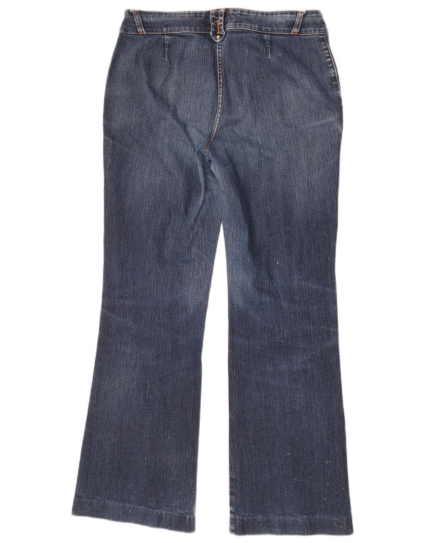 Trussardi Jean Bootcut Femme W27 L30 Bleu Coton