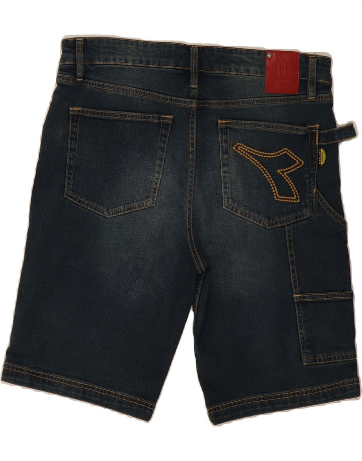 DIADORA Mens Denim Shorts W32 Medium  Navy Blue Vintage Diadora and Second-Hand Diadora from Messina Hembry 