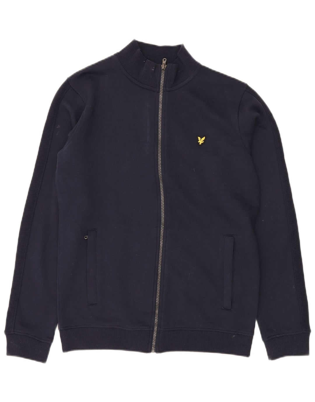 LYLE & SCOTT Veste de Survêtement Garçon 14-15 ans Bleu Marine Coton