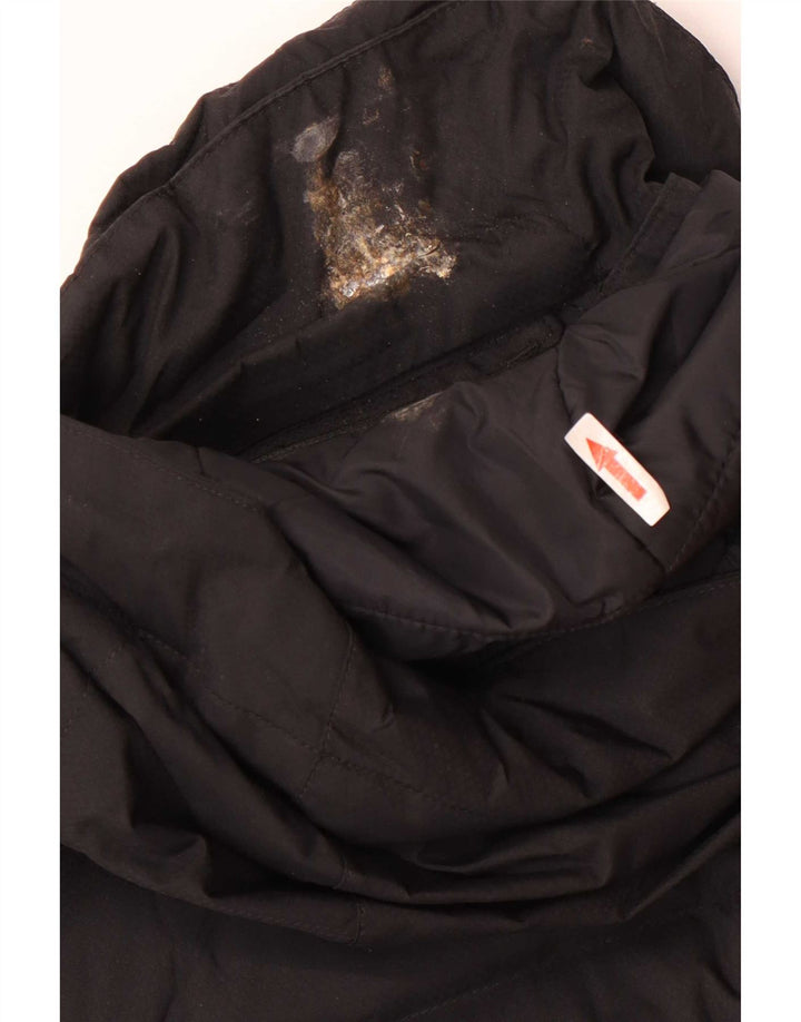 The North Face Veste matelassée à capuche surdimensionnée pour femme UK 10 Small Noir