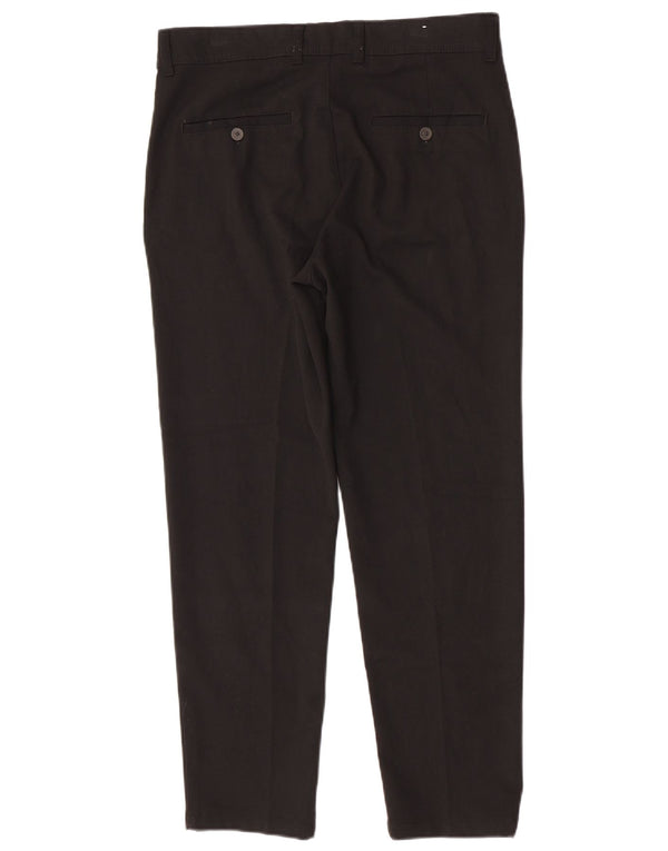 Zara Pantalon chino fuselé pour homme EU 40 Medium W31 L29 Noir Polyester