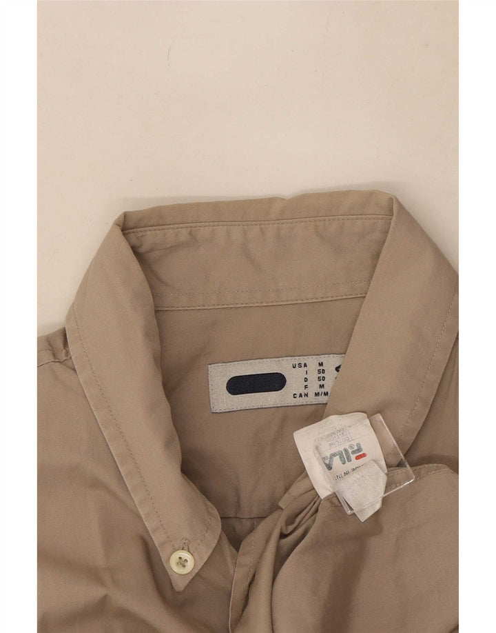 Fila Chemise Homme Beige Moyen Coton
