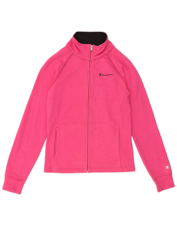 Champion Veste de survêtement pour femme UK 12 Rose moyen