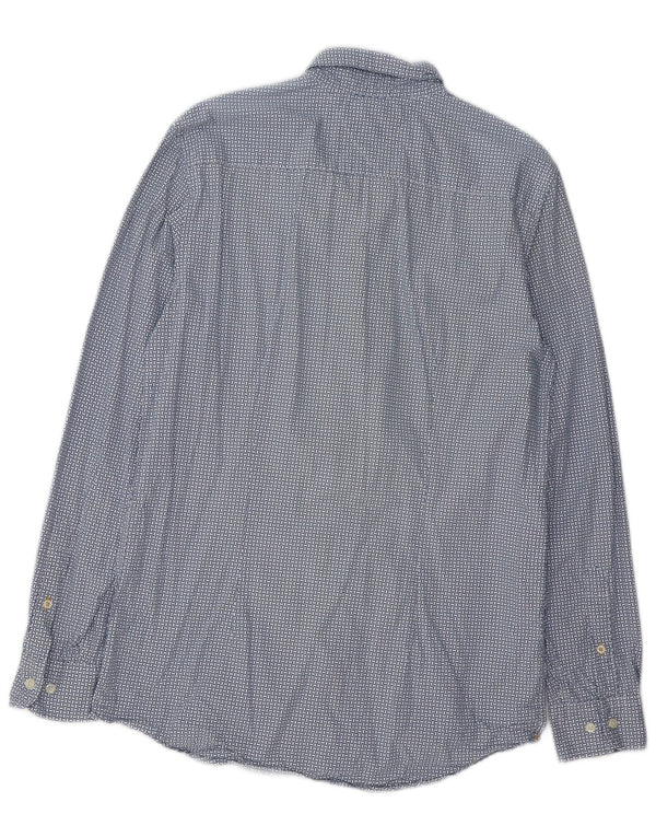 TOMMY HILFIGER Chemise Slim Fit Homme Bleu Géométrique Coton