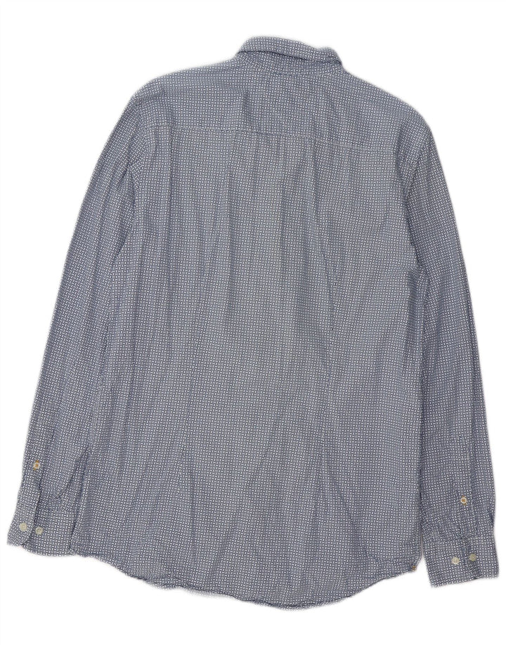 TOMMY HILFIGER Chemise Slim Fit Homme Bleu Géométrique Coton