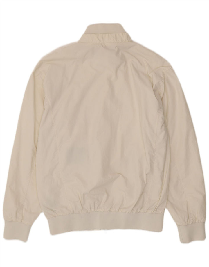 Kappa Veste Bomber Homme UK 46 3XL Blanc Polyamide
