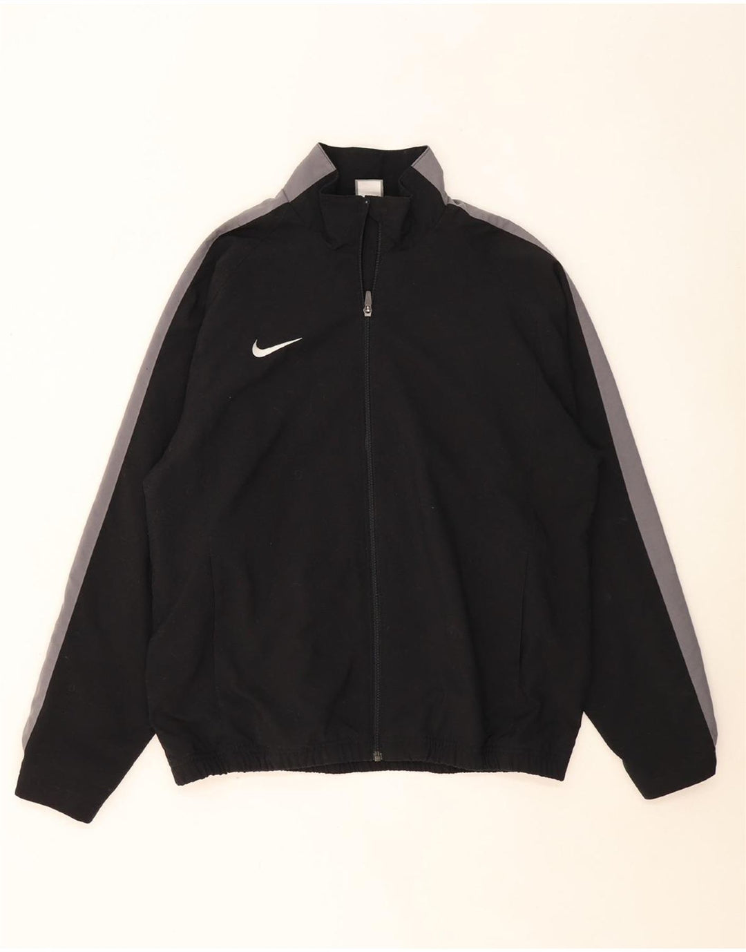 NIKE Veste de survêtement pour homme UK 38/40 Polyester color block noir moyen