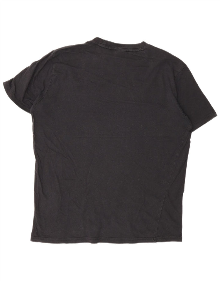 Champion T-Shirt Graphique Homme Noir Moyen Coton