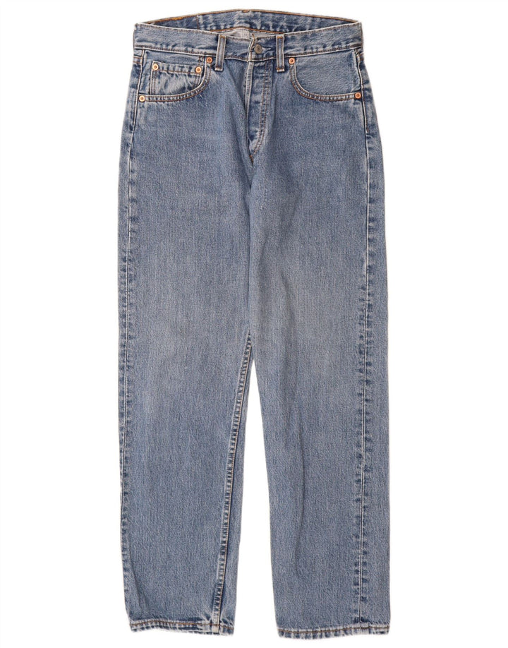 LEVI'S Jean Bootcut Taille Haute Femme 517 W30 L30 Bleu Coton