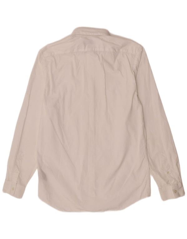 Burberry Chemise coupe ajustée pour homme Taille 15 1/2 39 Coton blanc moyen classique