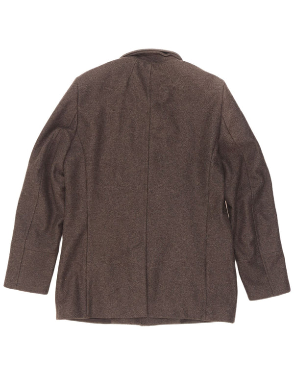 Reiss Manteau Homme UK 40 Grande Laine Grise