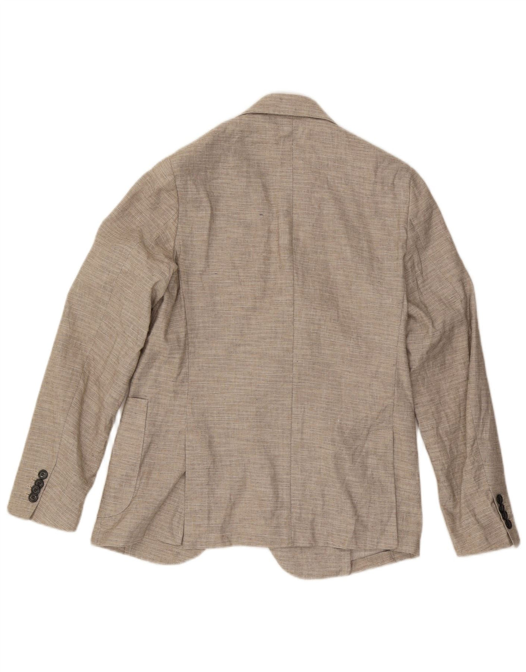 Libero Veste Blazer 2 Boutons Homme IT 48 Lin Beige Moyen