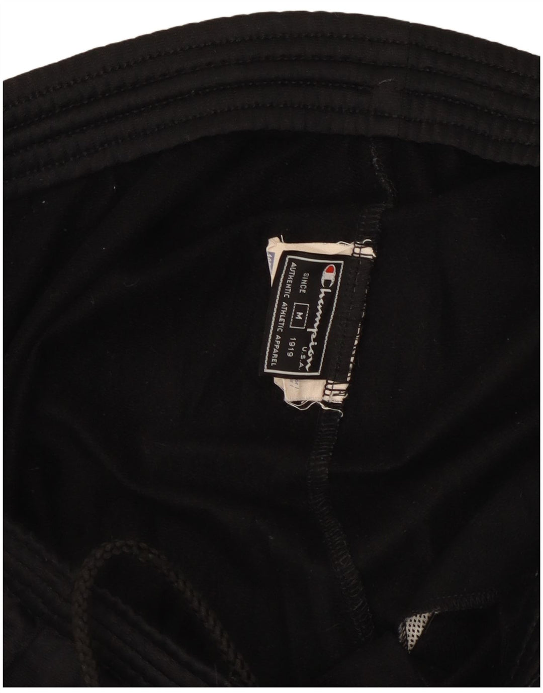 CHAMPION Pantalon de Survêtement Homme Noir Moyen Polyester