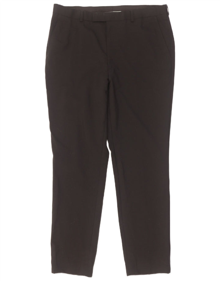 French Connection Pantalon de Costume Slim Fit Homme W36 L31 Noir Polyester