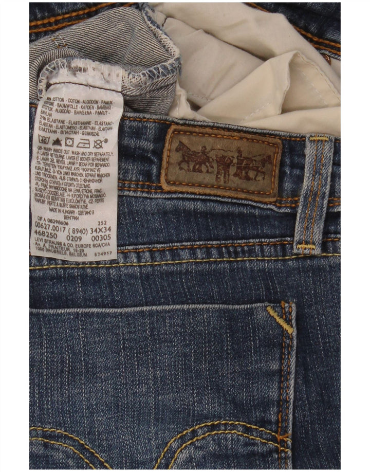 Levi's Jean Droit 627 Femme W34 L30 Bleu Coton
