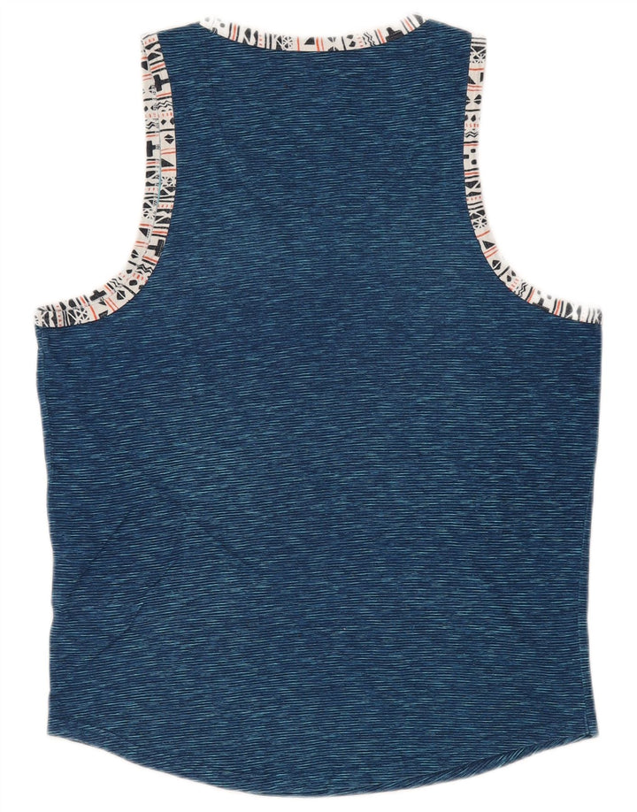 HOLLISTER Débardeur Small Bleu à fines rayures en coton pour homme