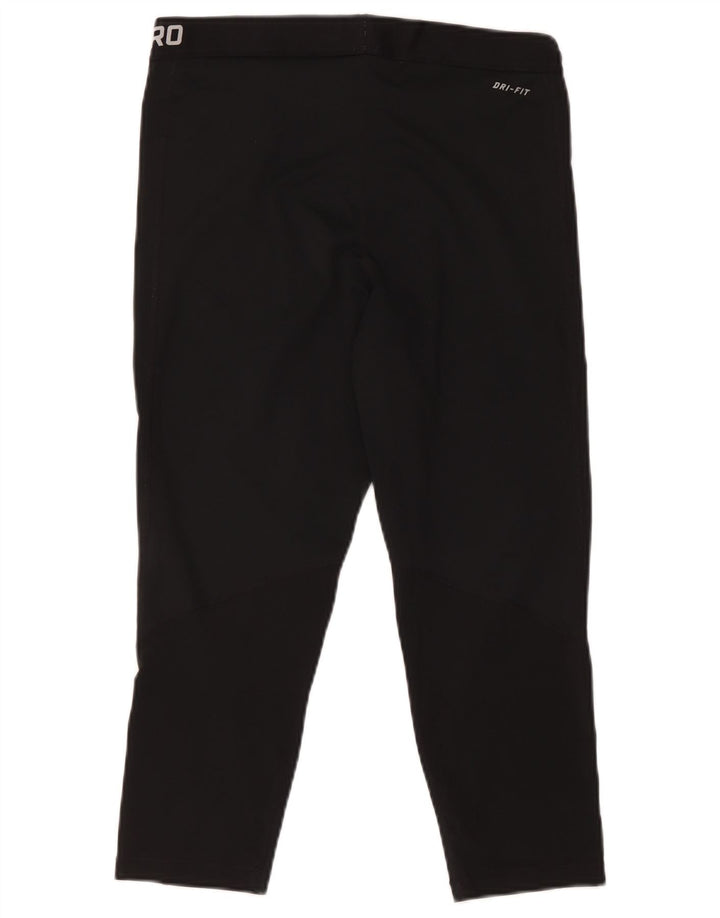 Nike Legging Capri Dri Fit Graphic pour femme UK 18 XL Noir Polyester