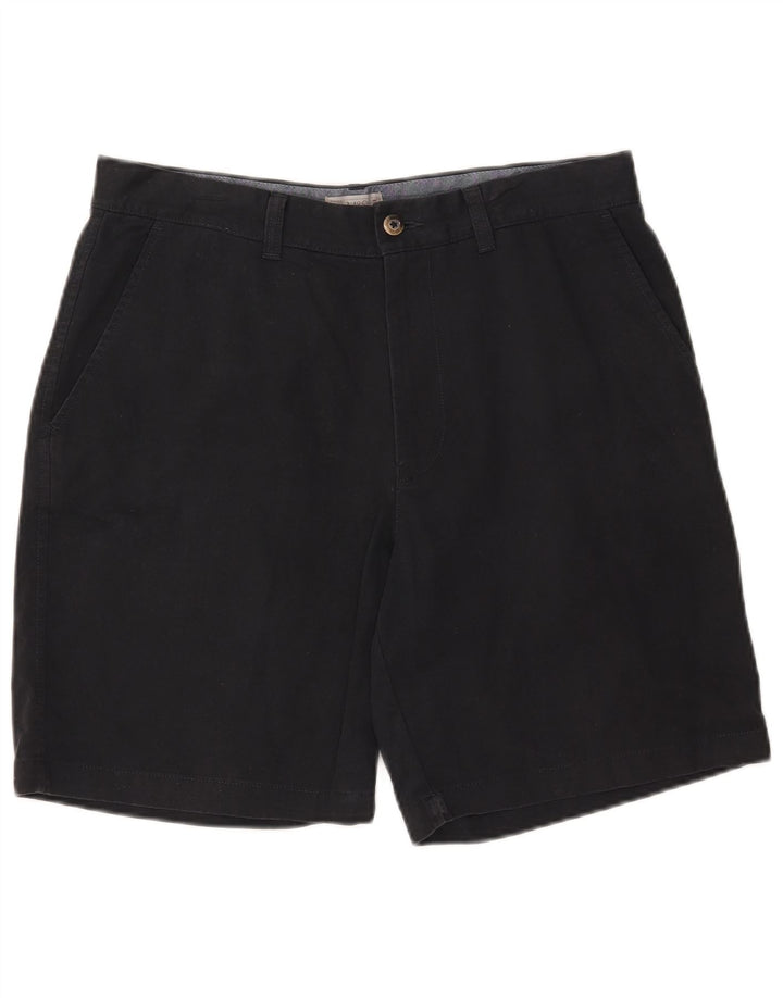 Marks & Spencer Short Chino Homme W36 Large Bleu Marine Coton
