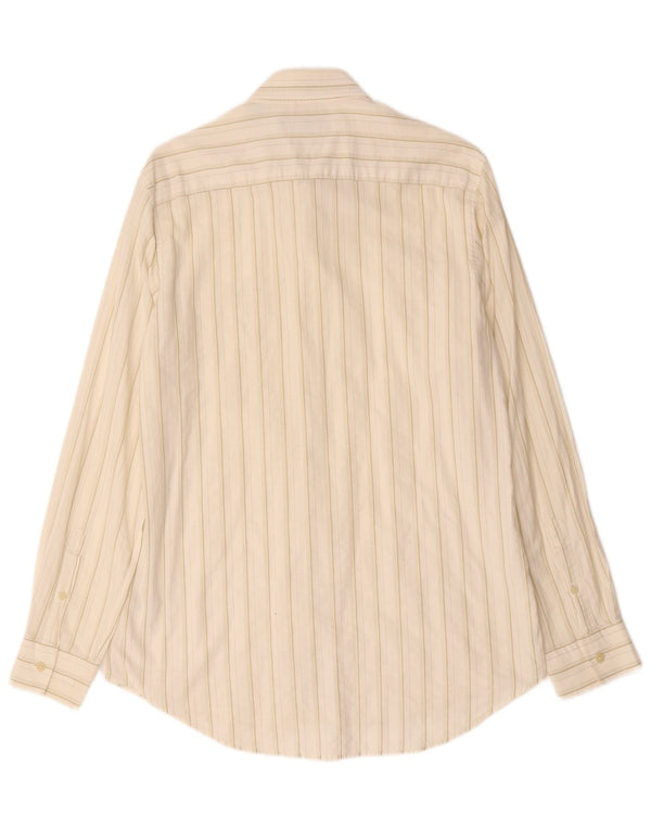 Timberland Chemise Homme Medium Off White Pinstripe Coton