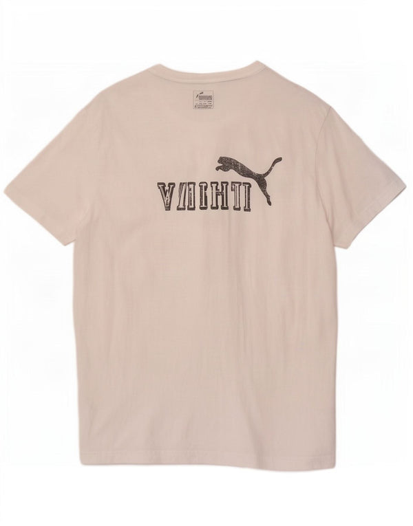 Puma Tee-Shirt Graphic Homme Blanc Moyen